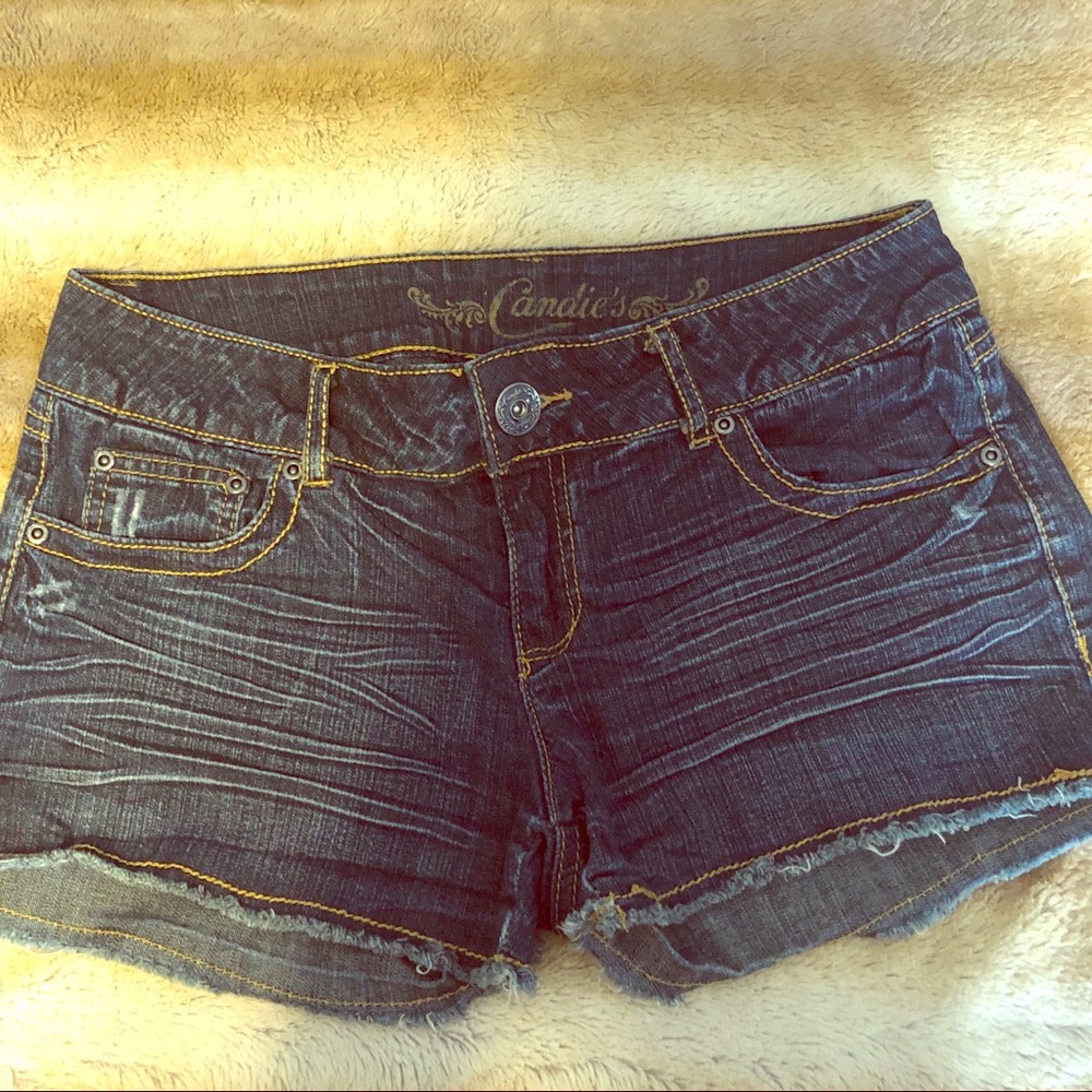 Denim shorts